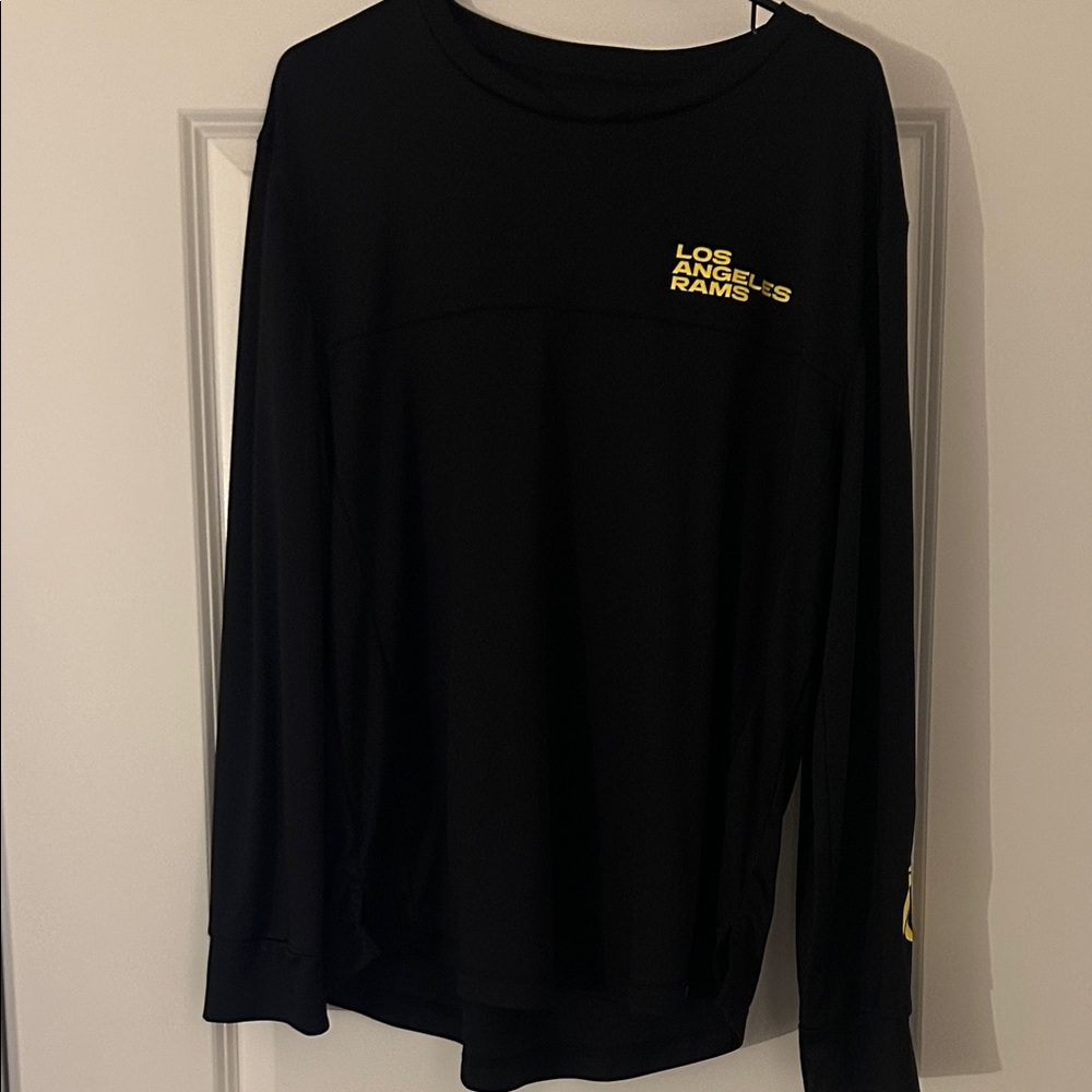 Black Los Angeles Rams Long Sleeve Shirt
